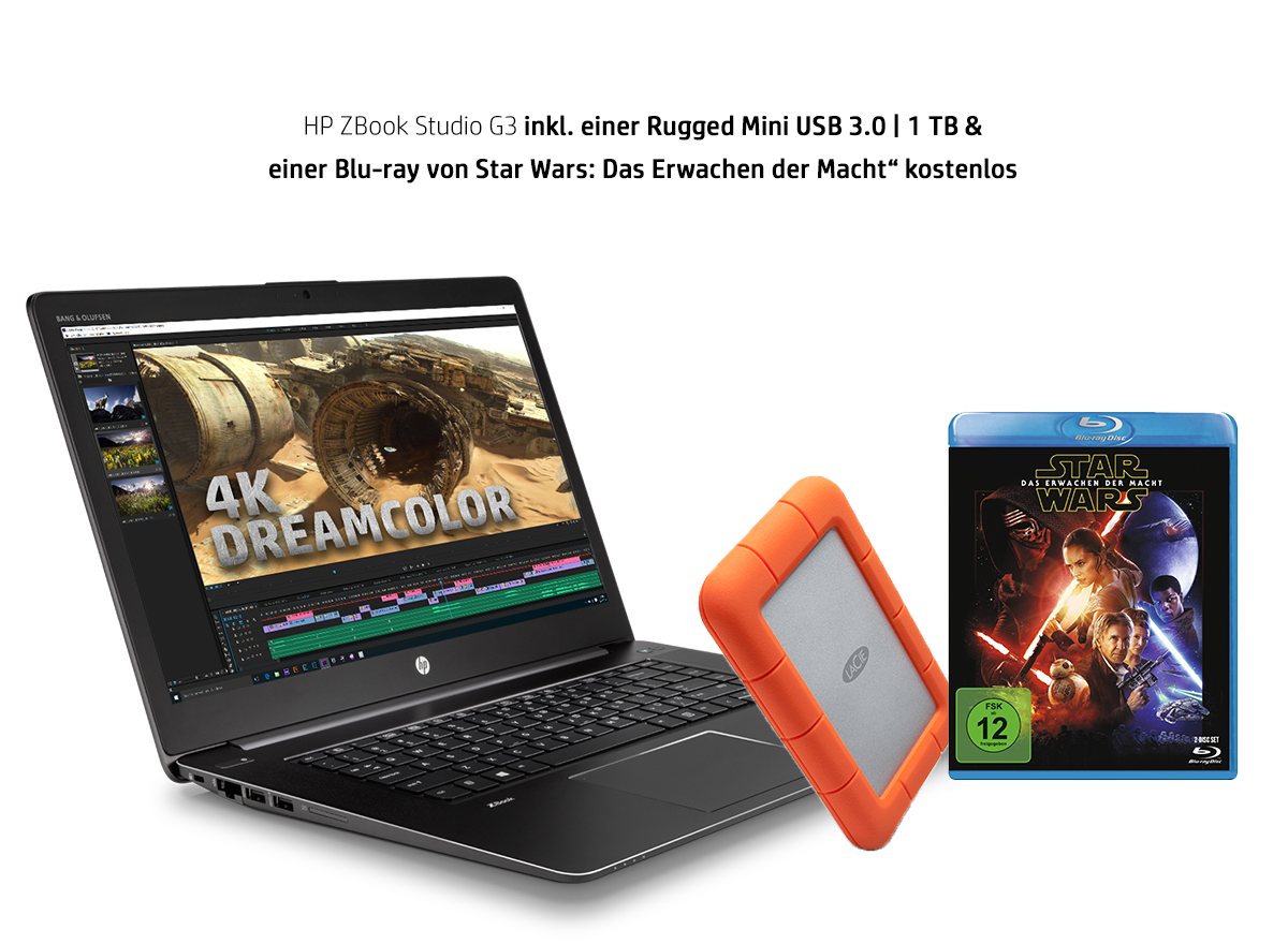 HP ZBook Studio G3 Star Wars Bundle